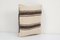 Vintage Bohemian Hand Woven Striped Organic Hemp Kilim Cushion Cover 2