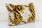 Boho Yellow Velvet Tiger Ikat Lumbar Cushion Cover 2