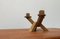 Mid-Century Brutalist Wooden Candleholder 24