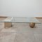 Mid-Century Italian Marble and Glass Coffee Table by Massimo and Lella Vignelli 2