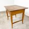 Antique Elm Wood Side Table with Drawer 5