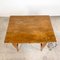 Antique Elm Wood Side Table with Drawer 3