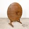 Antique French Vigneron Wine Table in Elm Wood, Image 6