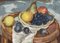 Still Life with Figs and Grapes by Lucien Martial, 1960s, Image 2