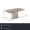 No. 1224 Anthracite Metal and Stone Extendable Table from Draenert 2