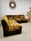 Vintage Modular Velvet Geometric Sofa 6