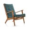 Vintage Parker Armchair in the Style of Knoll, 1940s, Image 1