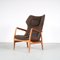 High Back Lounge Chair by Aksel Bender Madsen for Bovenkamp, ​​Netherlands, 1950s 13