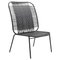 Black Cielo Lounge High Chair by Sebastian Herkner 1