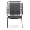 Black Cielo Lounge High Chair by Sebastian Herkner 3