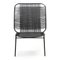 Black Cielo Lounge High Chair by Sebastian Herkner, Image 3