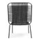 Black Cielo Lounge High Chair by Sebastian Herkner 4