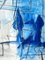 Alberi blu, pittura astratta, 2021, Immagine 6
