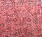 Vintage Turkish Hand-Knotted Pink Wool Oushak Runner 3