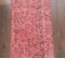 Vintage Turkish Hand-Knotted Pink Wool Oushak Runner, Image 2