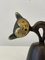 Mid-Century Modern Cat Dinner Bell in Brass by Hertha Baller for Walter Bosse, 1950 3