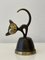 Mid-Century Modern Cat Dinner Bell in Brass by Hertha Baller for Walter Bosse, 1950, Image 2