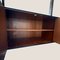 Freestanding Rosewood Bookcase with 2 Adjustable Shelves and 2 Door Cabinet, Italy, 1960s, Image 13