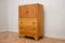 Mid-Century Oak Tallboy Linen Cupboard, 1930s 1