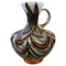 Mid-Century Modern Red and Gray Opaline Glass Jug by Carlo Moretti, 1970s, Image 1