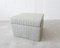 Patchwork Gray Leather Ottoman with Storage Compartment, 1970s 1