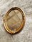 Antique Oval Gold Mirror, France, 1900s 9