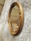 Specchio ovale antico dorato, Francia, inizio XX secolo, Immagine 8