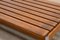 Rosewood Slatted Bench, 1960s, Image 6