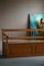 Scandinavian Modern Bench in Pine with Storage, 1950s, Image 13