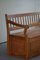 Scandinavian Modern Bench in Pine with Storage, 1950s, Image 11