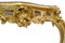 Consola dorada estilo Louis Philippe con tablero de mármol, Imagen 6