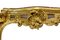 Consola dorada estilo Louis Philippe con tablero de mármol, Imagen 7