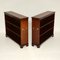 Antique Military Campaign Style Bookcases, Set of 2 8