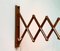 Mid-Century Danish Teak Scissor Wall Lamp from Le Klint 3