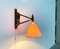 Mid-Century Danish Teak Scissor Wall Lamp from Le Klint 7