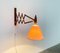 Mid-Century Danish Teak Scissor Wall Lamp from Le Klint 26