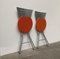 Chaises Pliantes Postmodernes par Rutger Andersson, Set de 2 3