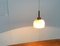 Mid-Century Danish Brass and Glass Pendant 25