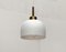 Mid-Century Danish Brass and Glass Pendant 1