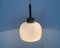 Mid-Century Danish Brass and Glass Pendant 11