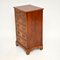 Antique Georgian Style Yew Wood Chest of Drawers, Image 8