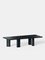 Galta Forte Rectangular Coffee Table in Black Oak from Kann Design, Image 1