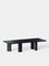 Tavolino da caffè rettangolare Galta Forte in quercia nera di Kann Design, Immagine 1