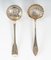 Sugar Sprinkling Spoons in Solid Silver, 19th Century, Set of 2, Image 1