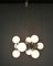 Space Age Sputnik Deckenlampe mit 9 Opalglaskugeln, Deutschland, 1970er 3