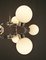 Space Age Sputnik Ceiling Lamp with 9 Opal Glass Globes, Germany, 1970s, Image 8
