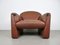 Octanova Leather Armchairs by Peter Maly for Cor, Germany, 1980s, Set of 2 5