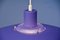 Danish Hanging Lamp in Purple, 1980s 3