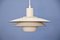 Danish Hanging Lamp in White, 1980s 1