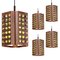 Lampe à Suspension Mid-Century en Cuivre avec 84 Sphères en Verre de Raak Amsterdam, 1960s 1